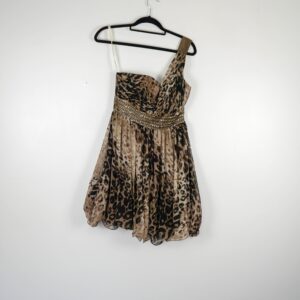 Little Mistress Leopard Mini Dress