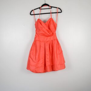 Love Label Peach Satin Dress