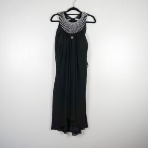 Dusk Flowing Chiffon Beaded Dress