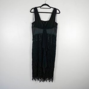 Frank Usher Satin and Lace Dress