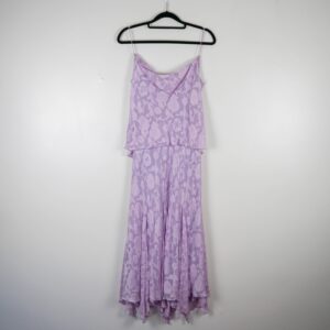 Minosa Tiered Lilac Cowl Neck Dress