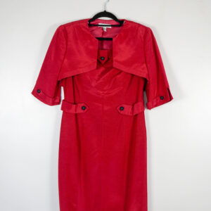 Dusk Fuchsia Pink Dress and Bolero