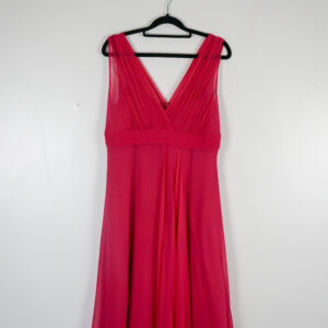 L.K.Bennet Fucshia Pink Chiffon Flowing Dress
