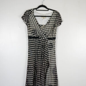 Fenn Wright Mason Black and White Poka-dot Dress