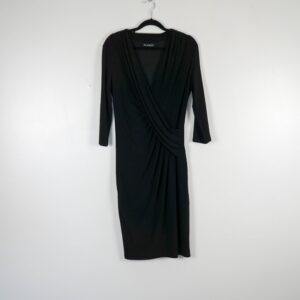 Planet Jersey Wrap-Over Body-con Dress