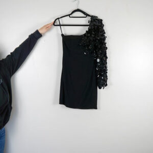 Ruby Gems asymmetrical Sequin Dress