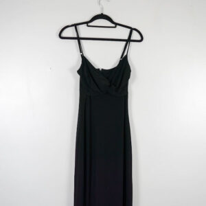 Gerard Daryll Black Wrap-over Dress