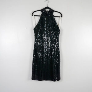 Stenay Black Sequin Halterneck Dress