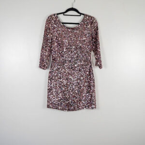 Scala Pink Squin Mini Dress