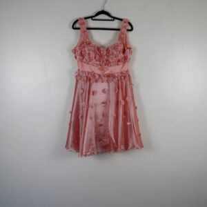 Maxra Giovanni Pink Floral Chiffon Dress