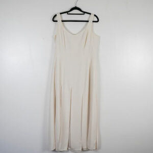 White Crepe Mini Dress