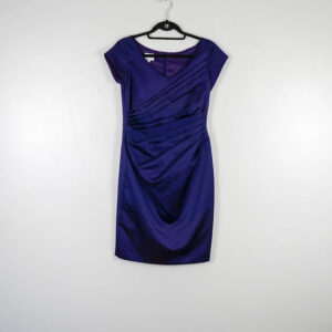 KalikoPurple Satin Mini Dress
