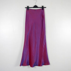 Debut Irridescent Purple Top and Skirt With Beading Detailing