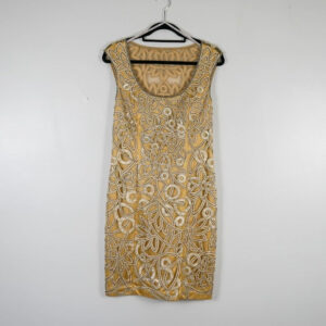 Sue Wong Gold Beaded Dress