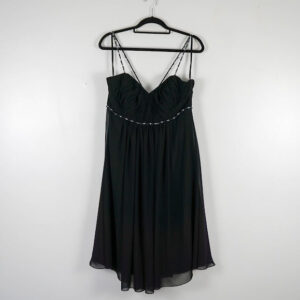 Kelsey Rose Black Chiffon Dress