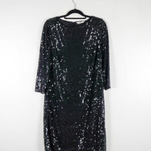 Nicolas Hillington Black Sequin Dress