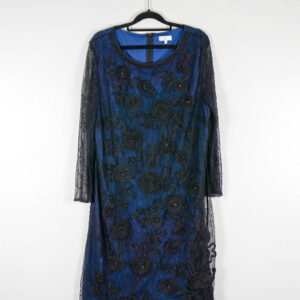 Country Casuals Navy and Black Lace Dress