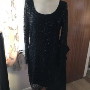 Next Beaded Black Dress