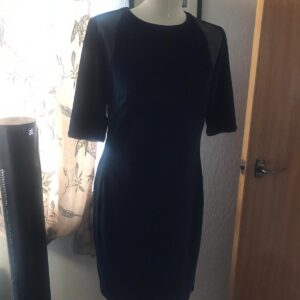 Reiss Black Velvet Dress