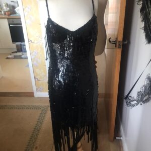 Marcelane Black Sequin Dress