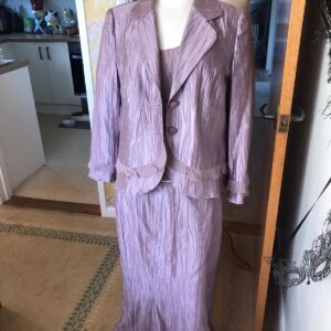 Gold by Michael H Lilac Silk Taffeta Three Piece Set