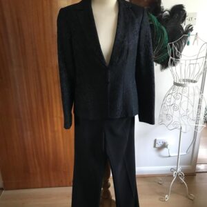 Laura Ashley Satin Floral Suit