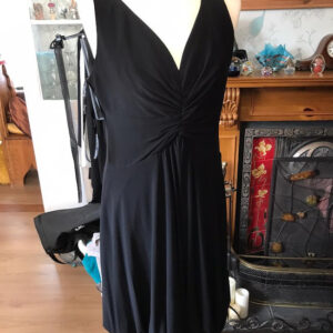 Joseph Ribhoff Black Jersey Dress With Balloon Skirt